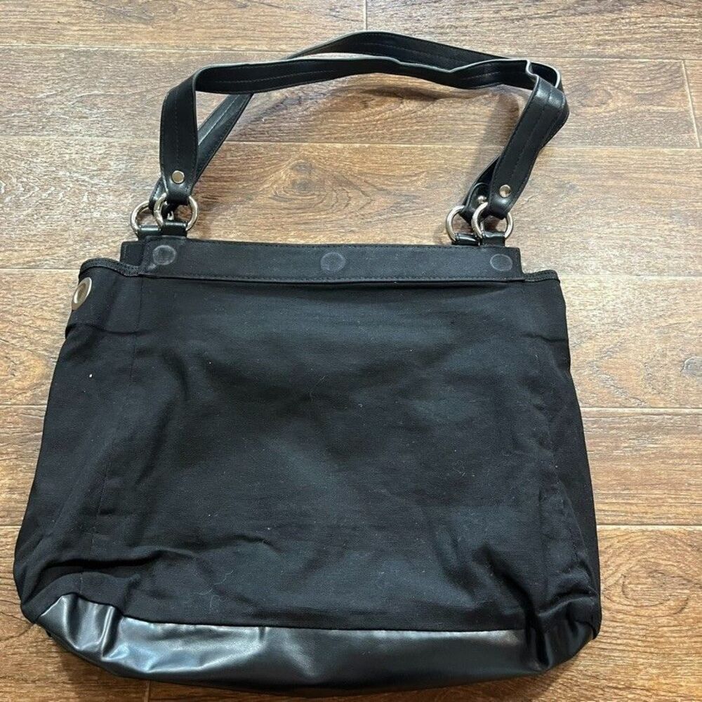 Miche Prima Large Base Bag Flat Black Hangles Carabiner Clips Insert Minimalist